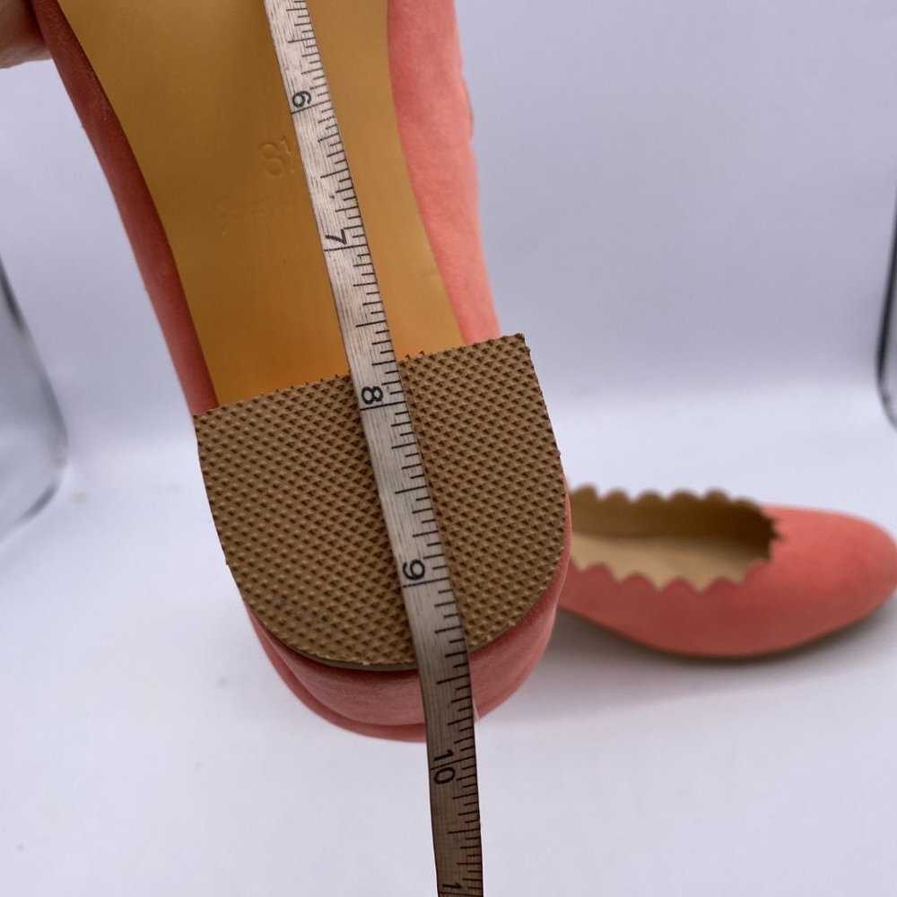 FSJ Pink Chunky Heels Suede Pump - Picture 11 of 11